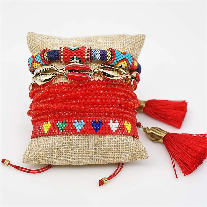 MI-S190134 MIYUKI Go2boho, браслет в виде ракушки, Pulseras Mujer,, браслет от сглаза, Delica MIYUKI, богемное сердце, ювелирное изделие ручной работы, Bileklik, летний подарок - Окраска металла: MI-S190134 MIYUKI