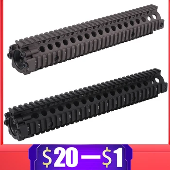 

Aluminum Hard Coat Anodized for 7"9"12" Airsoft Handguard Tactical Rail for AR AEG Airsoft M4 Gel Blaster Paintball Accessories