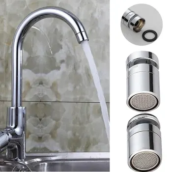 

New Brass Water Saving Tap Faucet Aerator Sprayer Attachment with 360-Degree Swivel Mixer Aerator Tap