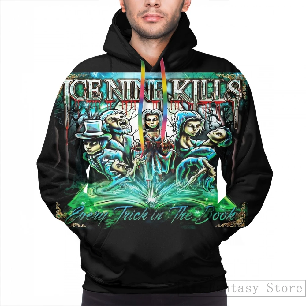 Мужские толстовки, свитшоты для женщин, Забавный альбом ICE NINE KILLS cancan 1 принт, Повседневная Толстовка с капюшоном, уличная одежда