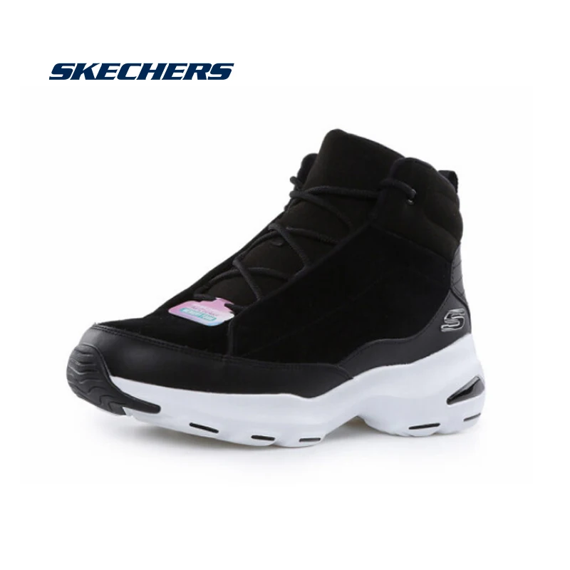 Skechers/Женская обувь; D'lites; зимняя повседневная обувь; короткие плюшевые теплые кроссовки на танкетке; chaussures femme; 66666138-BKW