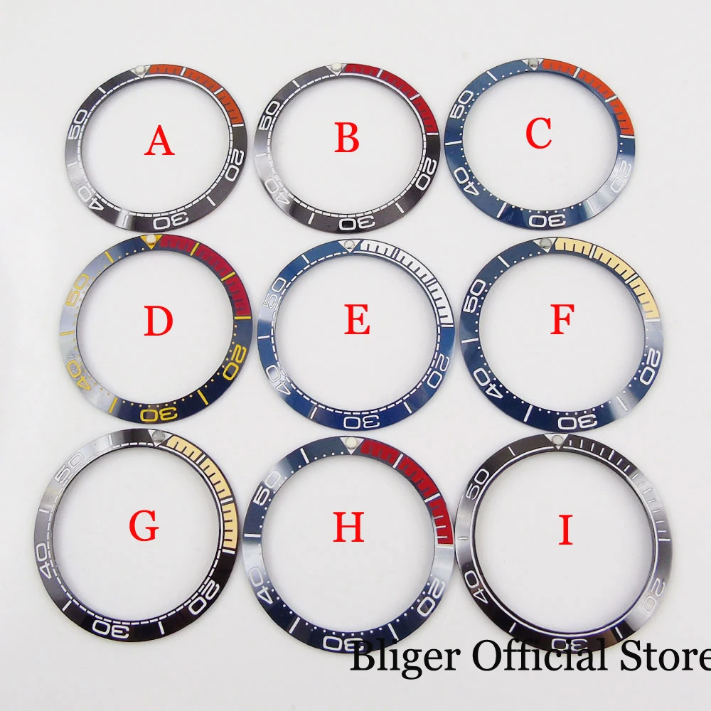 

New 38mm Ceramic Watch Bezel Insert Fit 40mm Automatic Men Watch