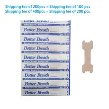 Bandes nasales Anti-ronflement, patchs respirants, améliore le sommeil, produit de soins de santé, 100 ou 200 pièces/lot