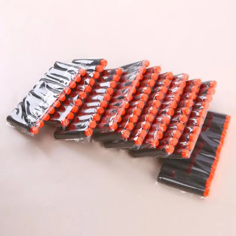 100 шт Пена для пуль Nerf EVA Мягкая полая головка 7,2 см заправка пули дротики для Nerf аксессуары для игрушечного пистолета для Nerf бластеров