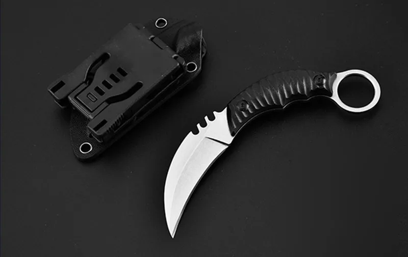 White HS инструменты Strider Karambit охотничий нож G10 Ручка выживания фиксированные ножи, кемпинг тактический нож Открытый Инструменты - Цвет: White