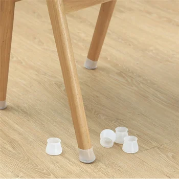 

4/8/16pcs Chair Leg Caps Furniture Table Floor Feet Cap Cover Protector Rubber Anti Scratch Protectors Furniture Parts