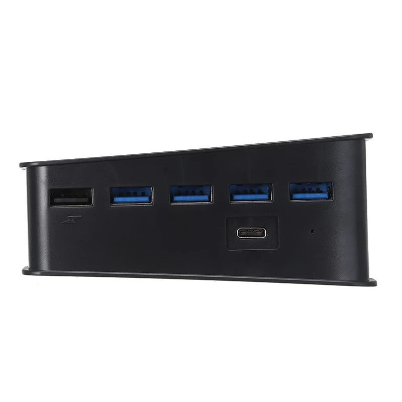 1pc 최신 USB Type-C 확장 허브  플레이 스테이션 5 고속 충전기 분배기 6-in-1 USB 충전기 어댑터 액세서리