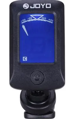 DHL 100X цифровой lcd клип-на тюнер для хроматической гитары бас скрипки 8th юбилей Памятное издание JOYO JT-01 - Color: Black
