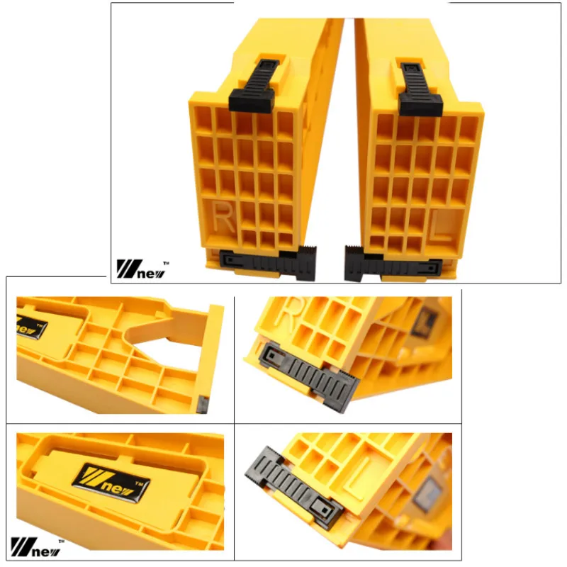 2pcs Drawer Track Installation Jig Auxiliary Positioning Holder Drawer Slide Jig Mounting Cabinet Hardware Woodworking Tools