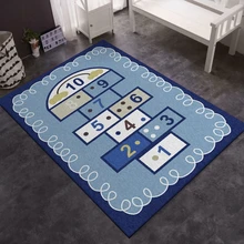 Игровой коврик для детей с буквенным принтом, игровой коврик, декор для гостиной, прикроватный коврик для детской спальни, детский Подарочный коврик с номером