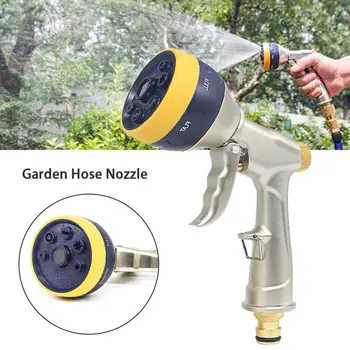 

Lawn Pets Showering Car Washing High Pressure Outdoor Handheld Home With 7 Patterns Cleaning Watering Garden Hose Nozzle