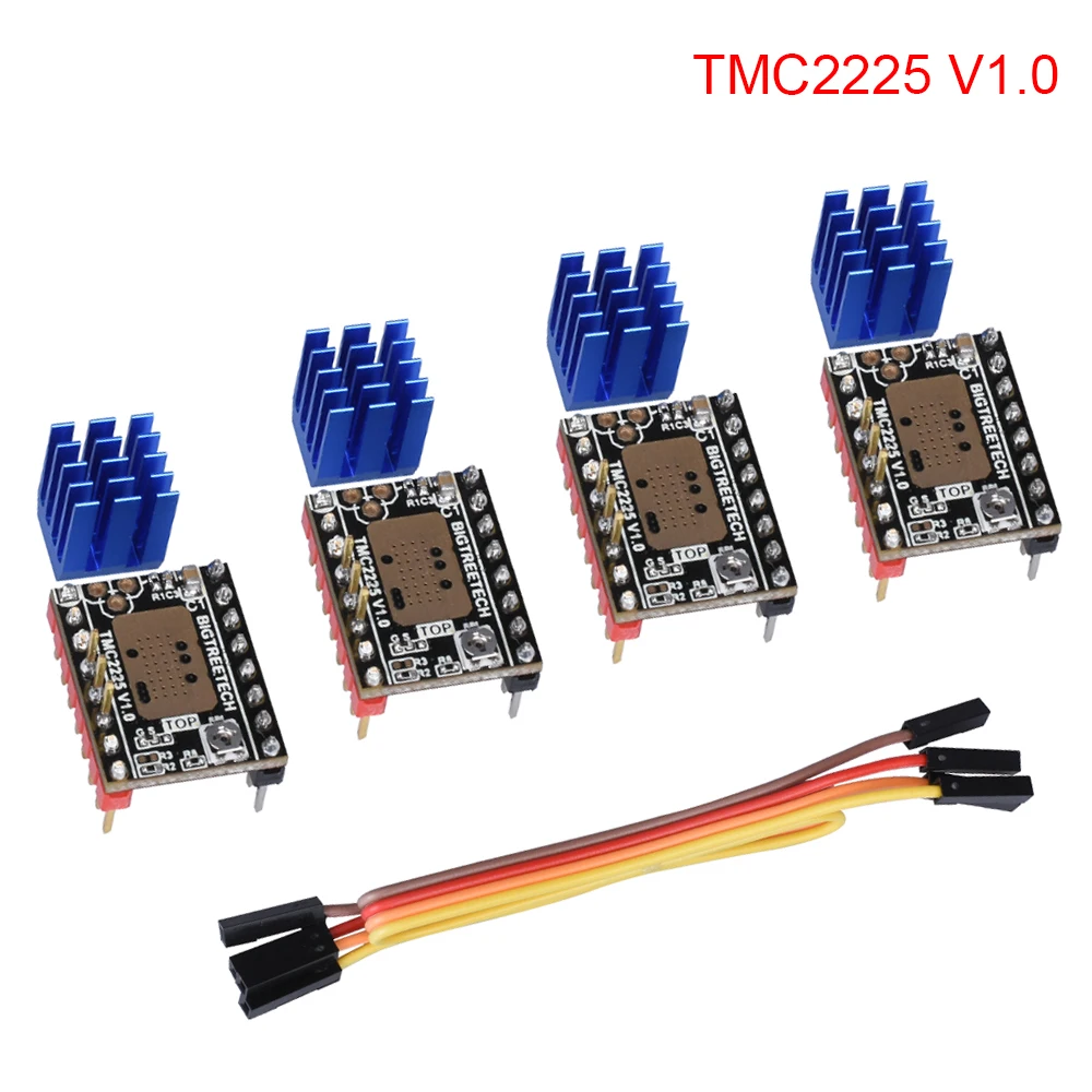 BIGTREETECH TMC2225 V1.0 Драйвер шагового двигателя UART StepStick Mute VS TMC2208 2209 для 3d принтера SKR V1.3 MINI E3 плата управления