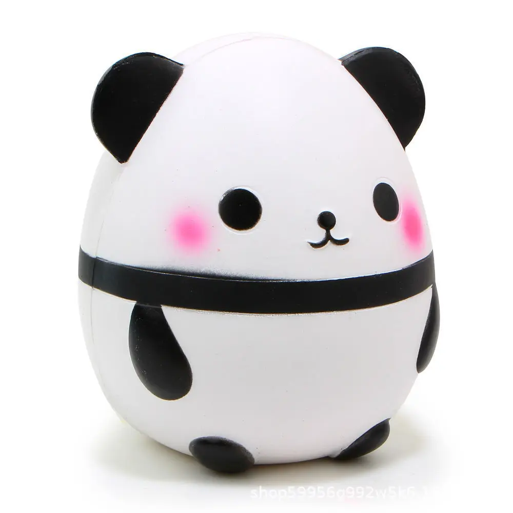 Model Panda Egg Squishy Toys Simulated Cake Bread Model Panda Egg Model Decoration