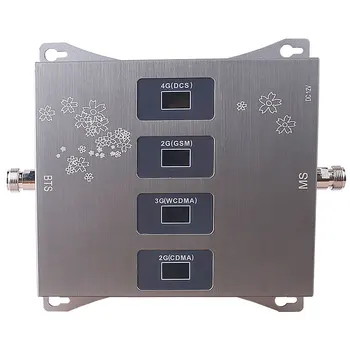 

VOTK 2019 New QUARD Band SIGNAL BOOSTER 2G 3G 4G Cell phone signal repeater AGC 800 900 1800 2100mhz MOBILE SIGNAL AMPLIFIER