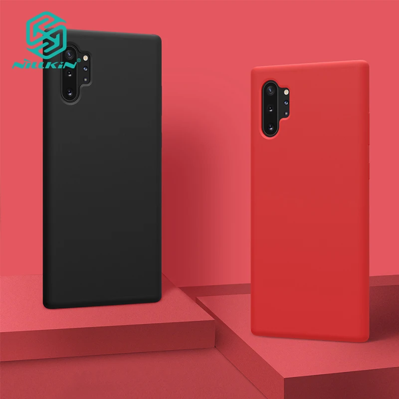

Nillkin Soft Case for Samsung Galaxy Note 10 Plus and Note 10 Plus 5G Smooth Liquid Silicone Cell Phone Gel Rubber Back Cover