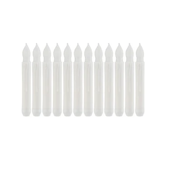 

12PCS LED Flameless Cone Flashing Battery Operated Candle Light Party Decoration