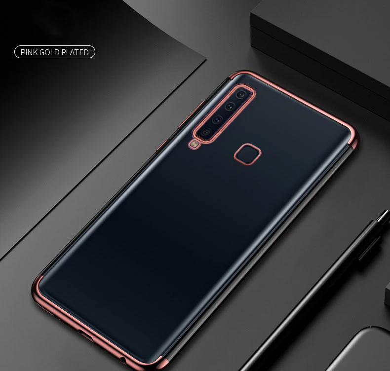 Чехол Lamorniea из ТПУ для samsung Galaxy S10 Plus, мягкий силиконовый чехол из ТПУ для samsung Galaxy S10 Lite A6 A8 Plus A7 - Цвет: Rose Gold