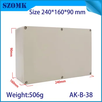 

1 piece 240*160*90mm IP65 waterproof junction box outdoor instrument enclosure plastic box szomk electronics plastic control box