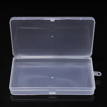 

New Transparent Storage Boxes Clear PP Container Box with Lid DIY Handmade Material Plastic Empty Box Component Screw Jewelry