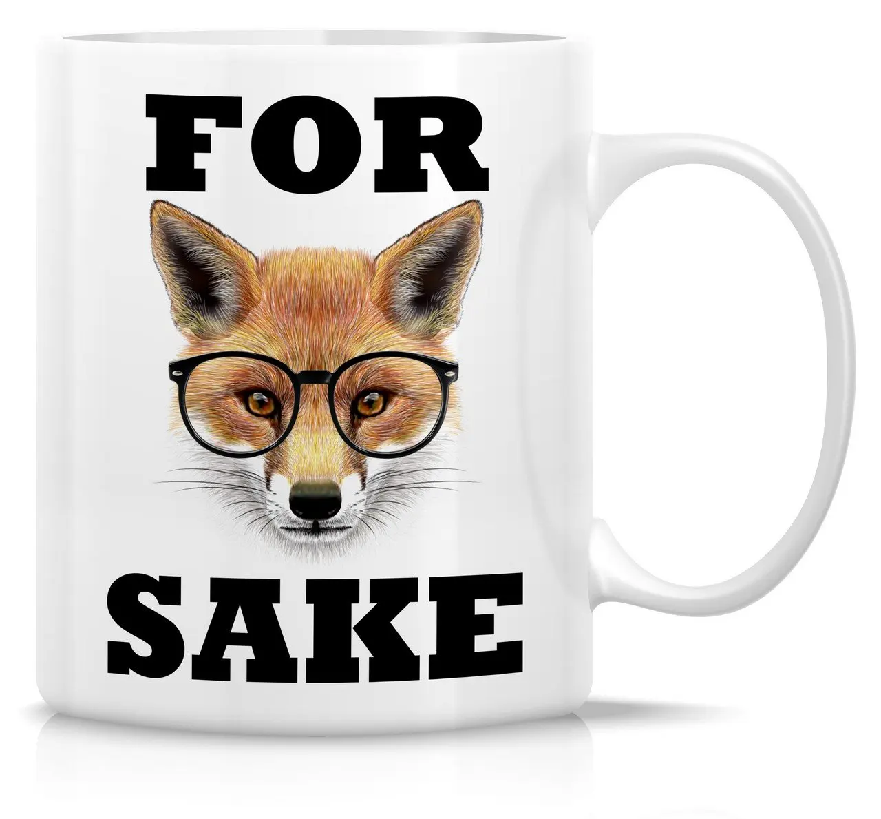 Комическая смешная шутка кружка Oh for Fox Sake - Цвет: C