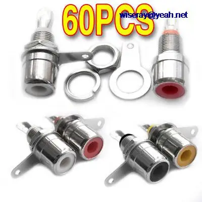 

DHL/EMS 600X AMPLIFIER RCA Female Chassis Panel Socket Connector-A8