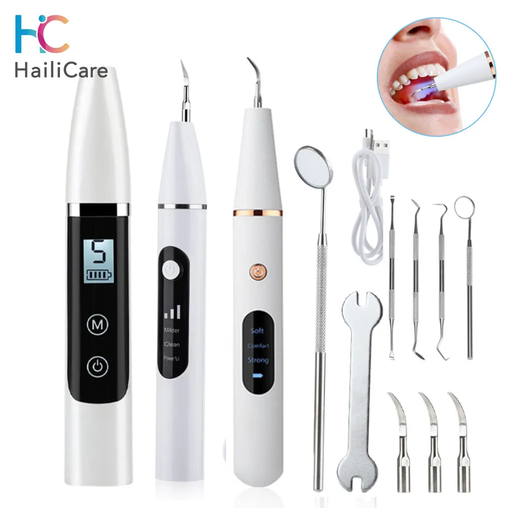 Visual Ultrasonic Teeth Cleaner Oral Dental Scaler Calculus Tartar