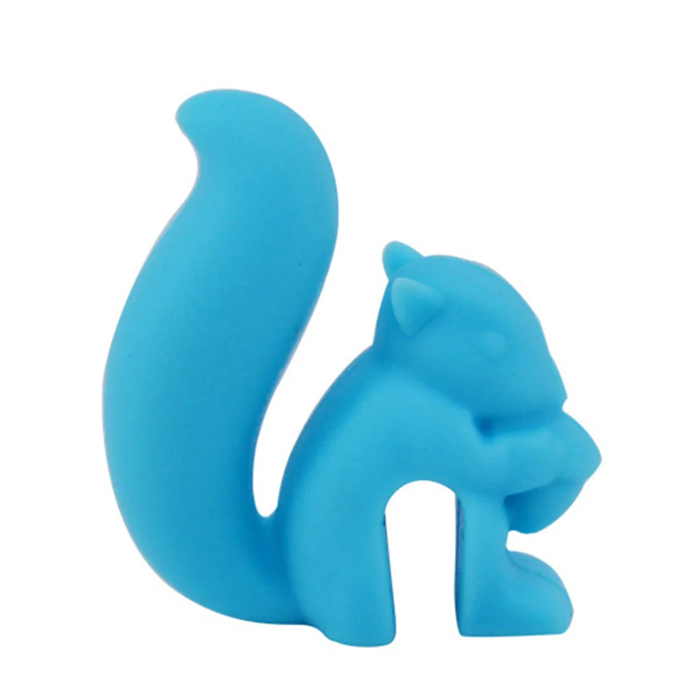 Blue OPP bag Силиконовый пакетик для чая, пакетик для заварки, белка, подвешивающая чашку улитки, кружка с зажимом, этикетка, новогодние вечерние принадлежности, Чайный фильтр, чайный пакетик - Цвет: Blue OPP bag