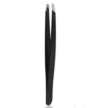 

Portable Stainless Steel Inclined Eyebrow Clip Beauty Tool Eyebrow Clip Connected False Eyelash Tweezers Beauty Tool