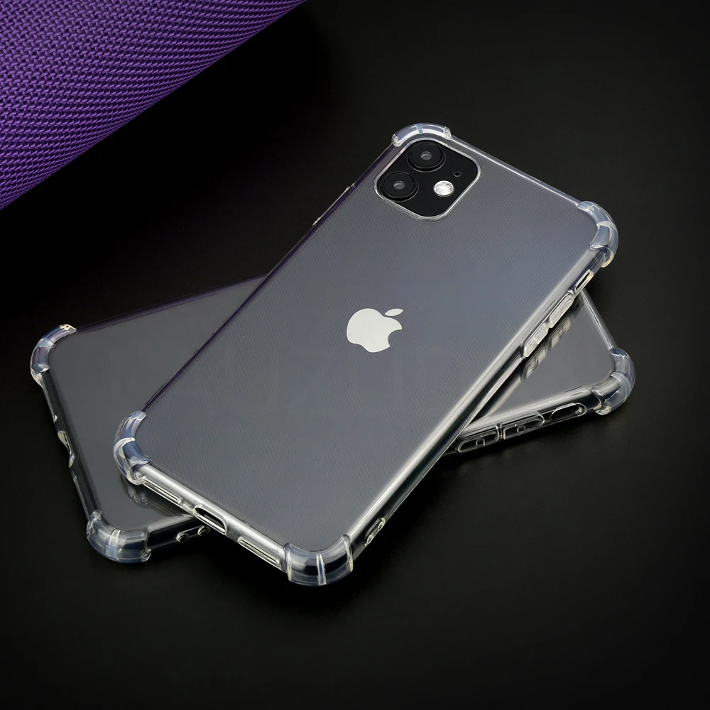 四角透明IP11手机壳-7