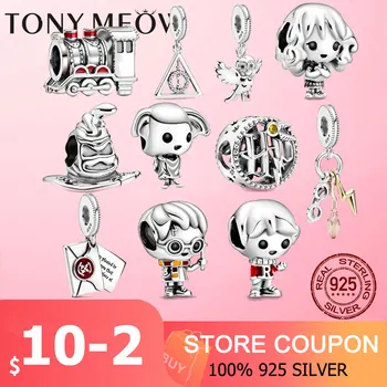 

Jewelry Charms 2020 New 925 Sterling Sterling Potter Charm Beads Fit Original Pandora Bracelet Silver 925 Jewelry Making