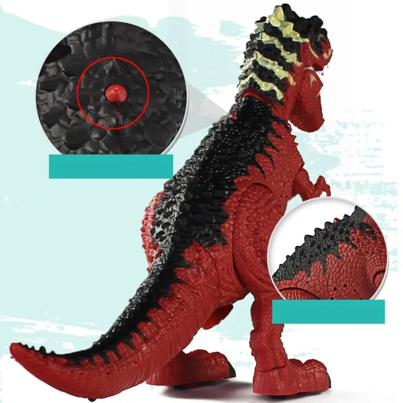 Моделирование ходьба T-Rex динозавр модель светильник проецирования звуков реального движения электрические игрушки для мальчиков