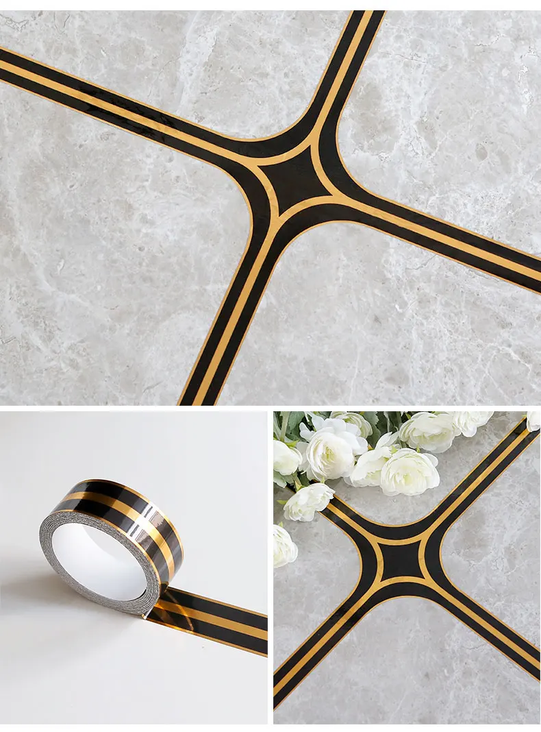 黑金大理石美缝贴_13