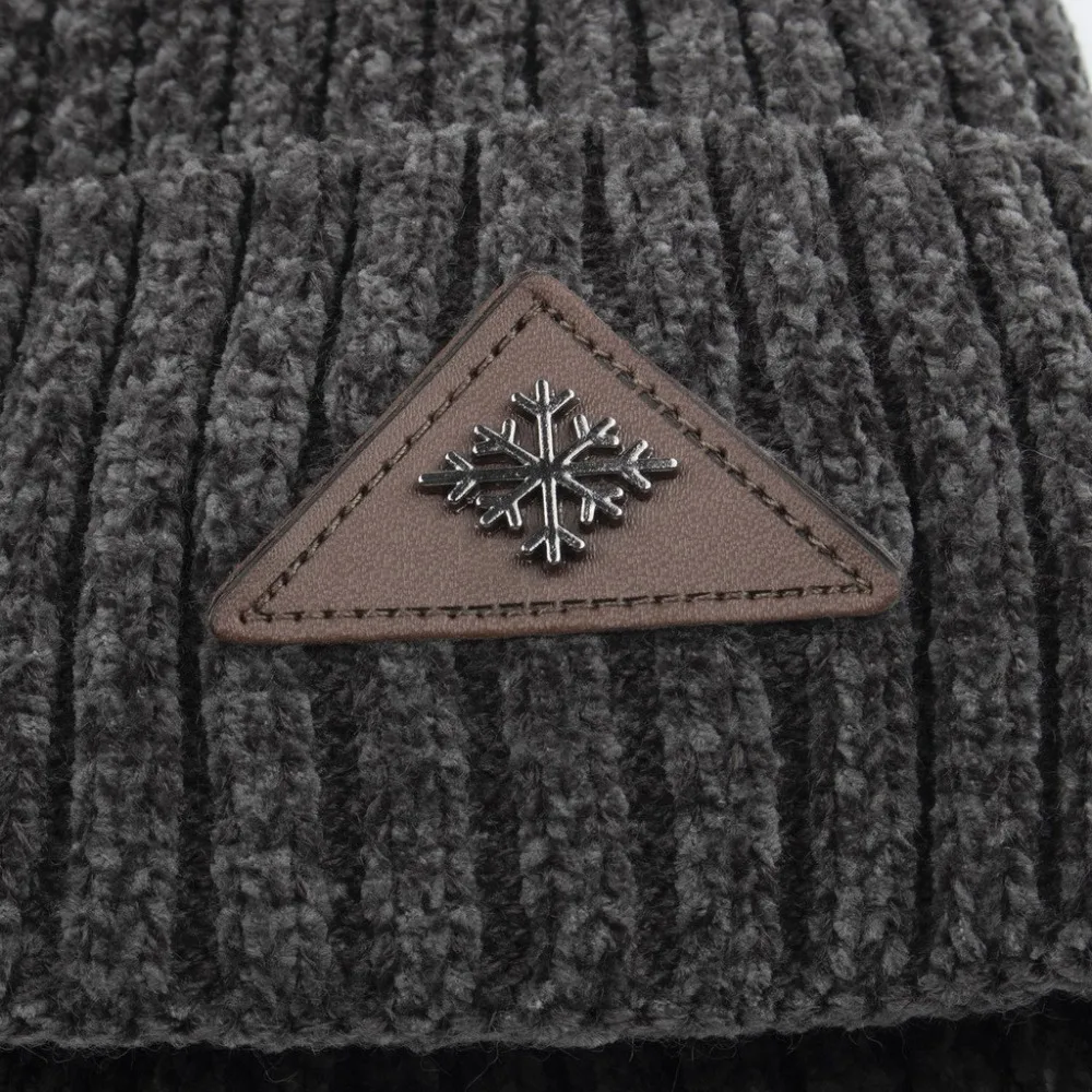 Beanies, зимняя шапка, мужская шапка, зимняя шапка, одноцветная шапка с воротником, набор, плюс бархат, толстая вязаная шапка и глушитель, шапка бини, Muts#2O21