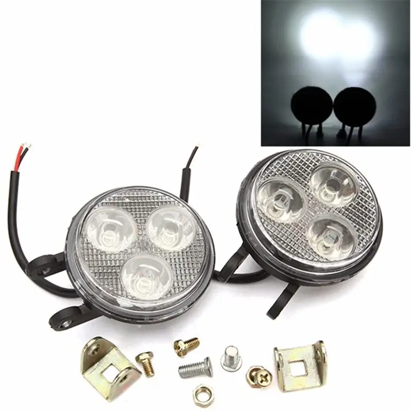 

Motorcycle Refit LED Spotlight Headlight Vintage Round Motorcycle Headlight Front Light Universal For Motorcycle Car Trcuk