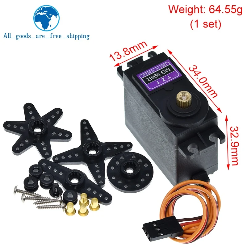 TZT Bestpreis Servos Digital MG996 Servo mit Metallgetriebe für Arduino UNO DIY – Detail 4