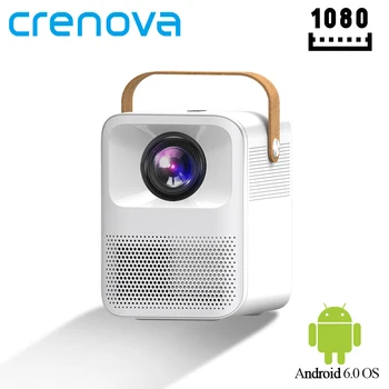 

CRENOVA Mini LED Projector ET30 1080P Full HD Android Wifi 3D Home Cinema Portable Projector Support 4K LED Home Video Projector