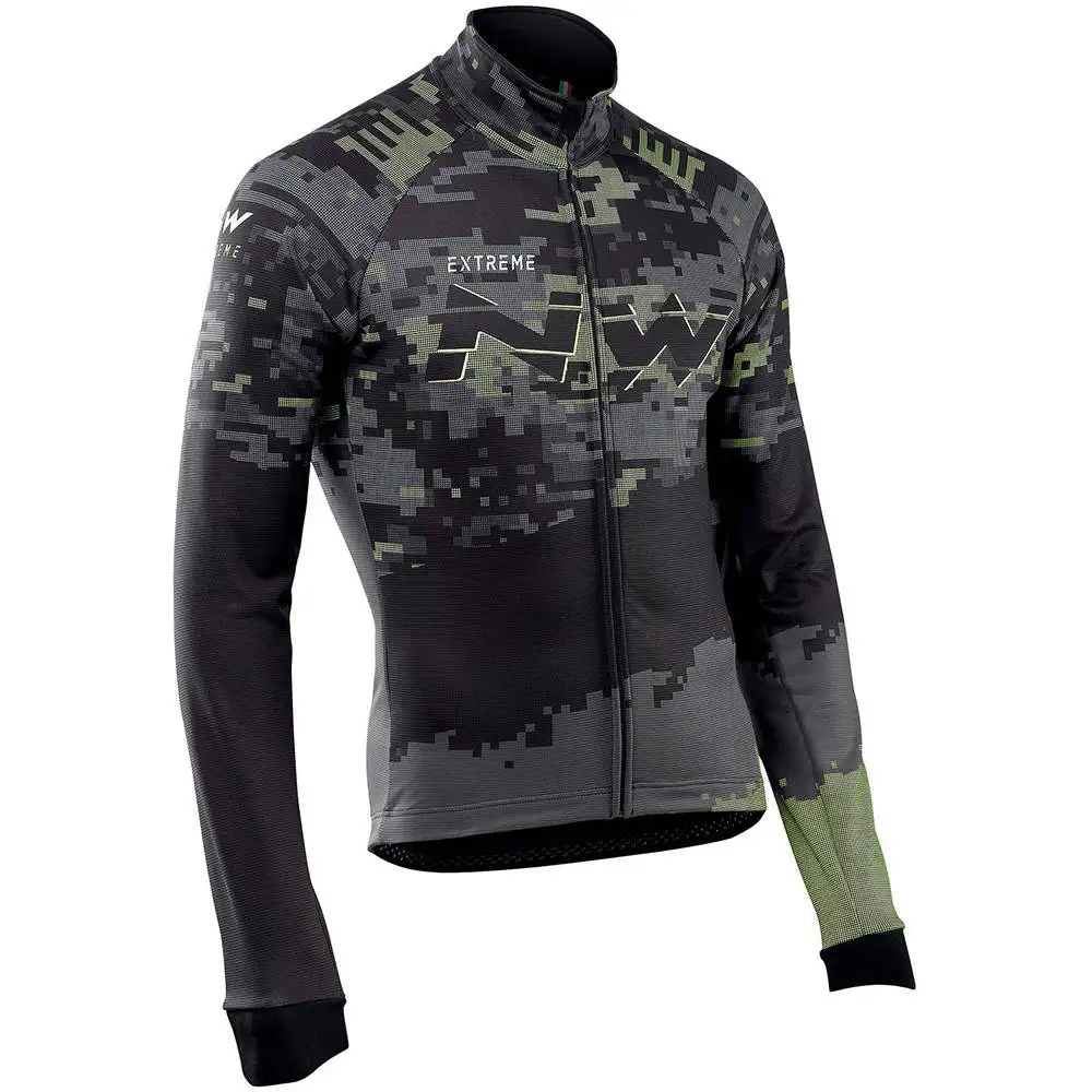 NW Pro Northwave мужской Велоспорт Джерси с длинным рукавом Осень велосипед MTB Дорожный велосипед Топы Одежда Майо Ropa Ciclismo