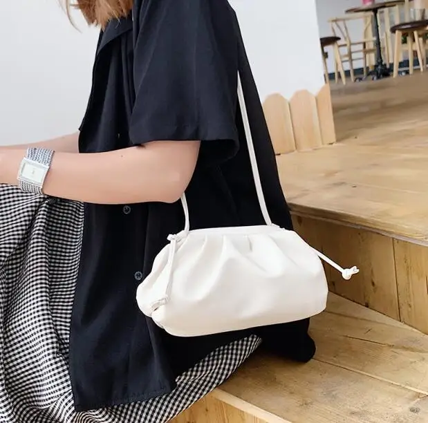 Для женщин простой пельмени сумка дизайнера; стиль ретро; Приятная для Fashion Cloud/женские сумки через плечо сумка на плечо женская сумочка клатч - Цвет: BIG