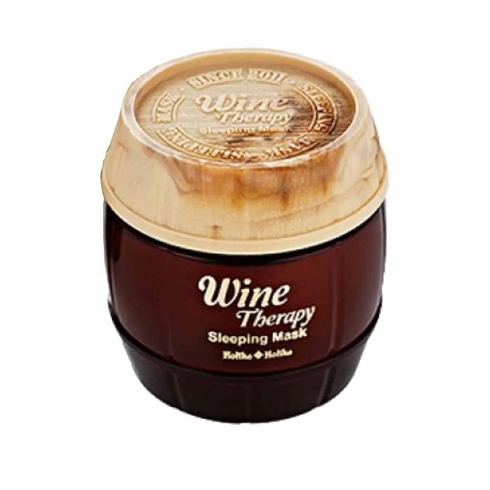red wine HOLIKA Винотерапия спальный Тканевая маска с экстрактом алоэ вера 120 красное вино ML Уход за кожей лица Сыворотки питает и увлажняет кожу, усиливает ее эластичность, лечения маска для лица Косметика Кореи - Цвет: red wine