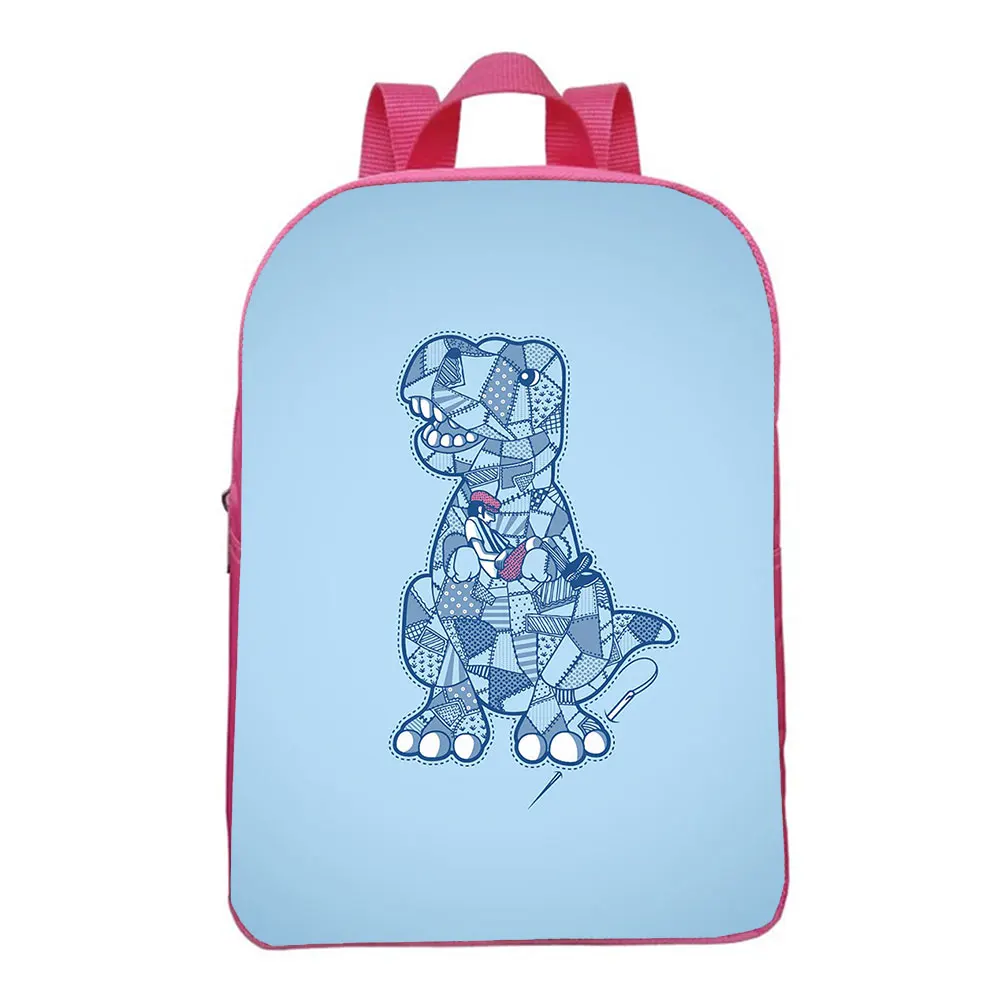 Monster Dinosaur Backpack 12 inches Students School Bags Boys Girls Kids Teens Cartoon Rucksack Travel Laptop Knapsack Unisex