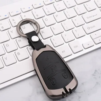 

Car key case for cadillac escalade cts srx ats protect set auto holder shell accessories keychain colorful car-styling
