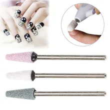 1 pièces natif carbure de silicium Carborundum meule tête de mèche enlever ongles peau morte de haute qualité en vente outils de bricolage de polissage(China)