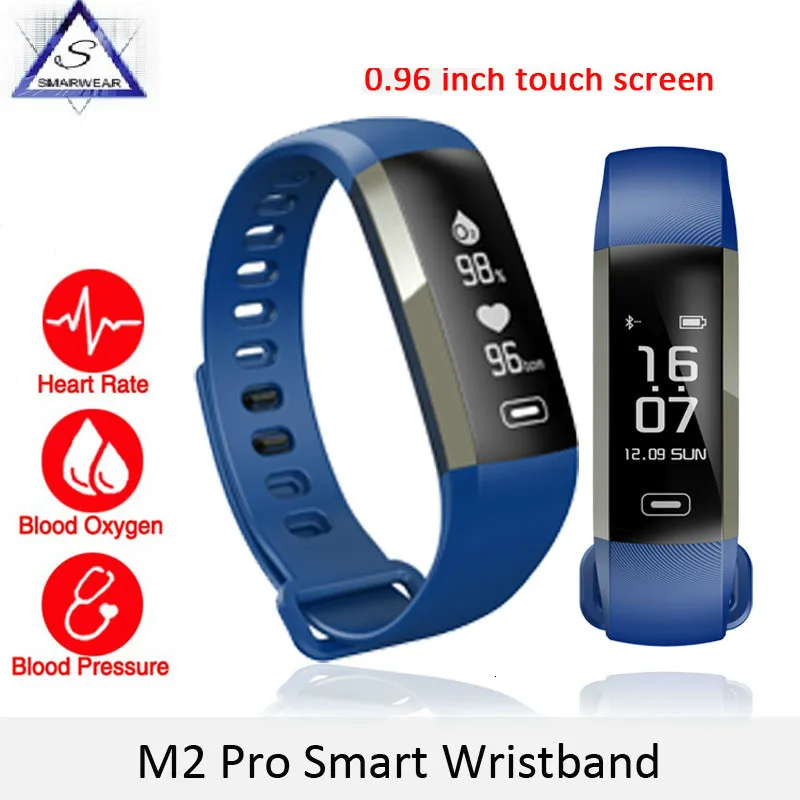 

Ssamrwear Hot M2 Plus M2S Fitness Smart Bracelet Watch Blood Pressure Heart Rate Blood Oxygen 50 Word Message Display Smart Band