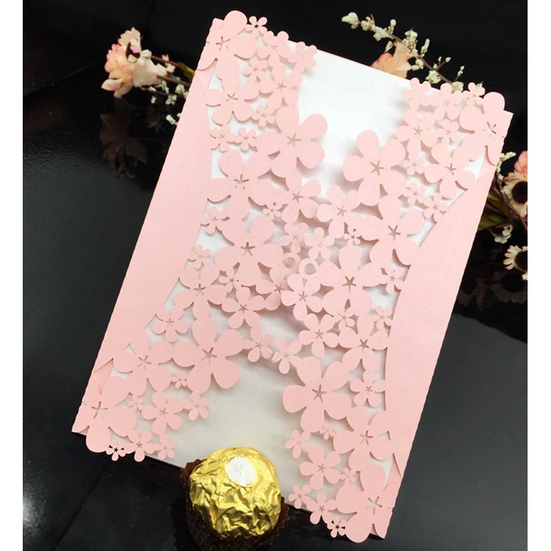  Flower Edge Dies for Wedding Invitations Border Metal Cutting Dies New 2019 for Scrapbooking Party  - 4000091193853