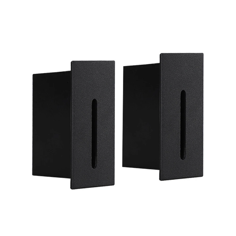 Indoor Stair Light Led Recessed Wall Lamp AC85-265V Stair Step Lamp Hallway Staircase Lamp Corner Wall Light 2 PCS Dropshipping