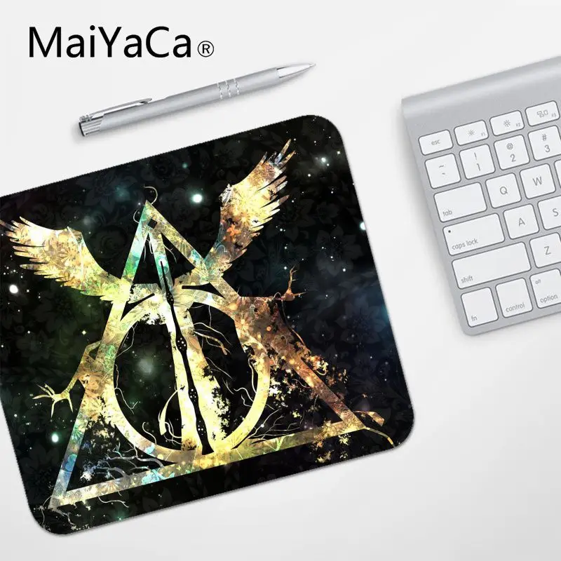 No Lock Edge18x22cm MaiYaCa игровой коврик для мыши высокое качество Гарри Стиль высокоскоростной коврик для мыши Лидер продаж подставка под руку мышь - Цвет: No Lock Edge18x22cm