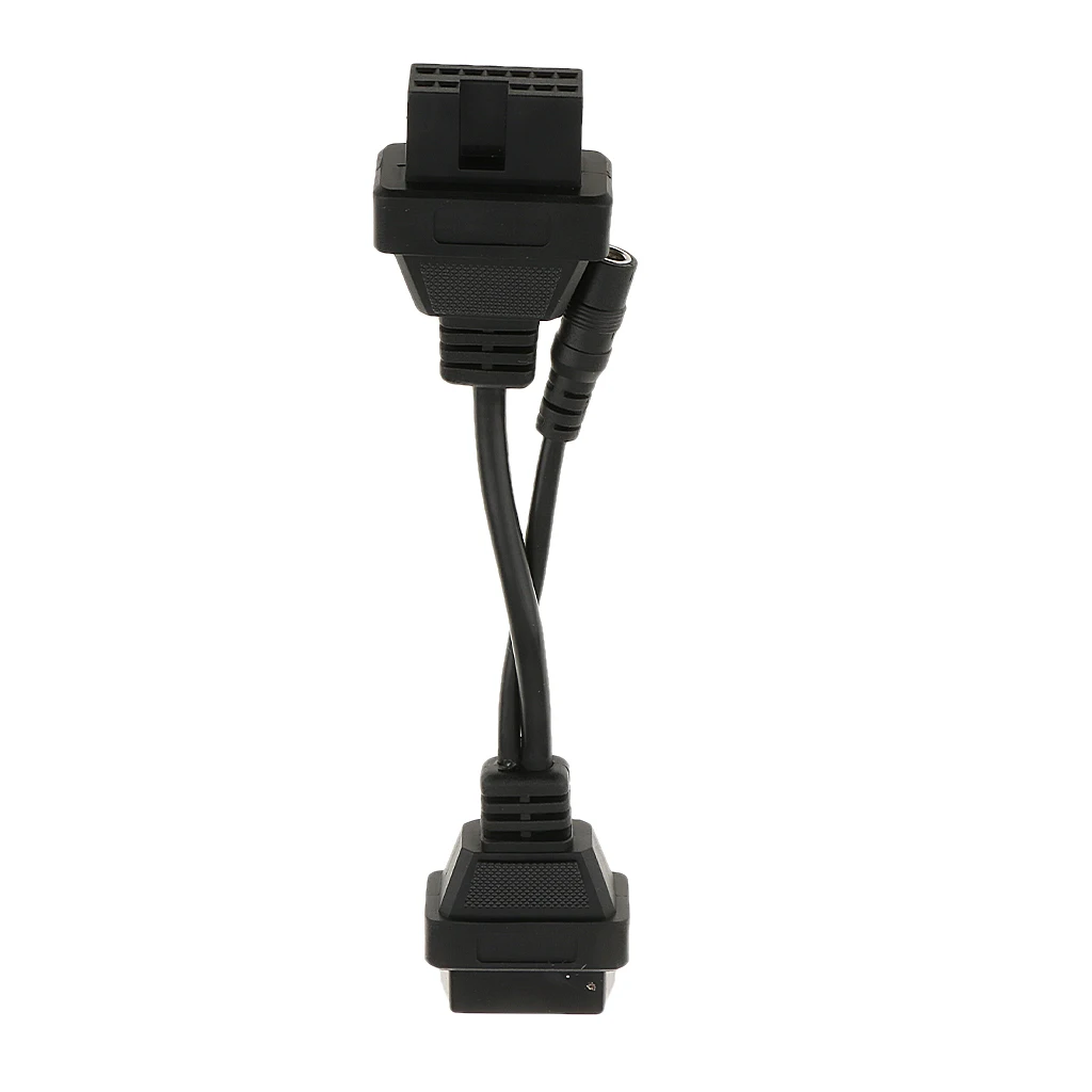 12 Pin OBD1 to 16 Pin OBD2 Diagnostic Adapter Cable for Mitsubishi Hyundai