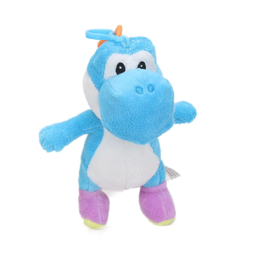 25 см Luma Йоши, мягкая фигурка Косплей Runing Yoshi Animal Peluches Bebe Luigi Плюшевые куклы игрушки - Цвет: 18cm blue yoshi