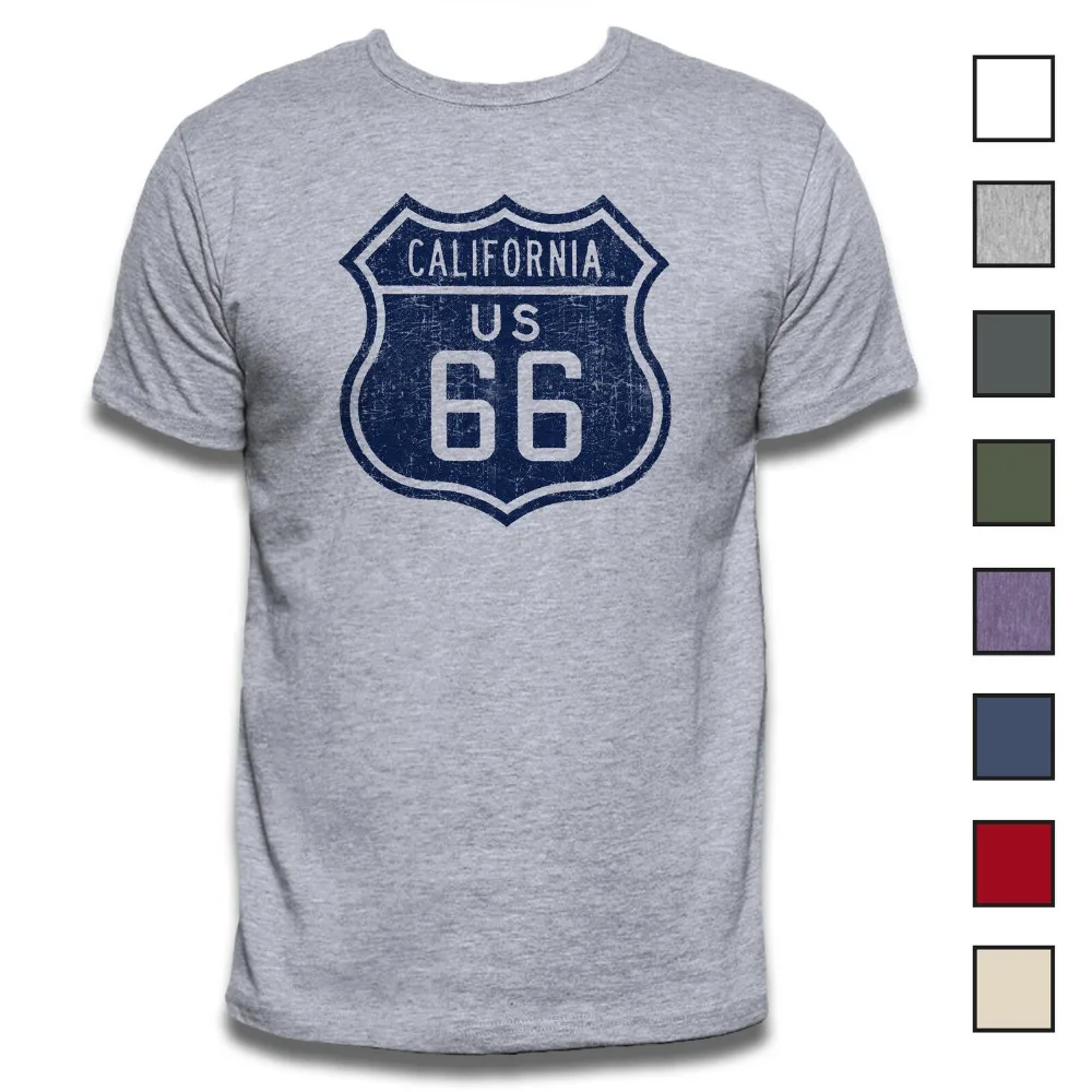 Route 66 футболка мульти фестиваль музыка автомобиль Графический мышцы Camisetas Chevy байкер велосипед Мужская футболка уличная футболка создать футболку