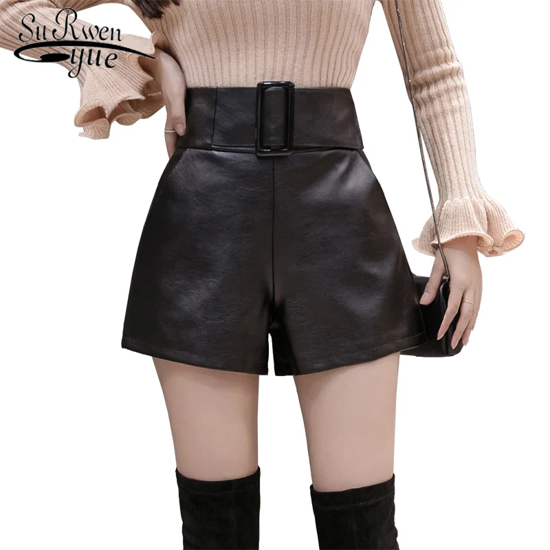 Ladies leather shorts Clearance